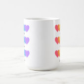 Farbige Herzen Inspiration Kaffee-Tasse Kaffeetasse (Mittel)