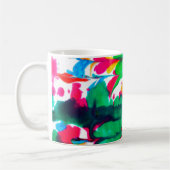Farbige Herzen Kaffeetasse (Links)