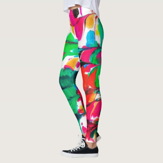 Farbige Herzen Leggings (Links)