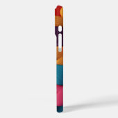 Farbige Herzen mit Texturen Case-Mate iPhone Hülle (Rückseite / Links)