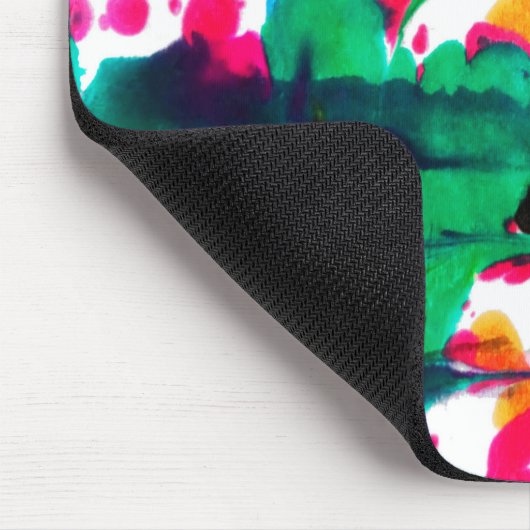 Farbige Herzen Mousepad (Ecke)