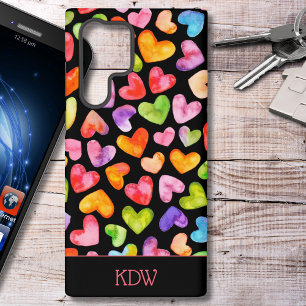 Farbige Herzen Samsung Galaxy Hülle