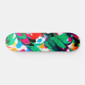 Farbige Herzen Skateboard (Horizontal)