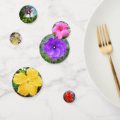 Farbige Hibiskus-Blume, Konfetti (Gruppe)