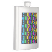 Farbige Hillary Clinton-Flasche 2016 Flachmann (Rechts)