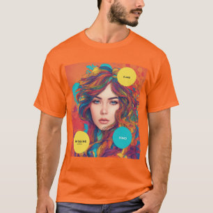 Farbige Hintergründe: Dynamisches Foto-Design T-Shirt