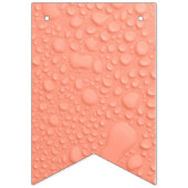 Farbige Hintergrundfarbe mit Wassertropfen Wimpelkette (Zweite Fahne)