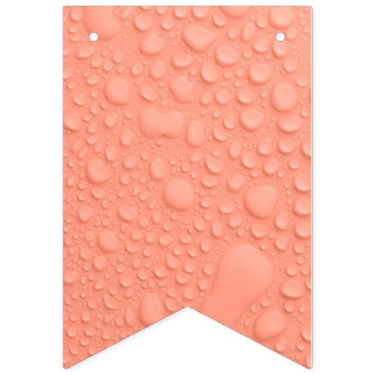 Farbige Hintergrundfarbe mit Wassertropfen Wimpelkette (Zweite Fahne)