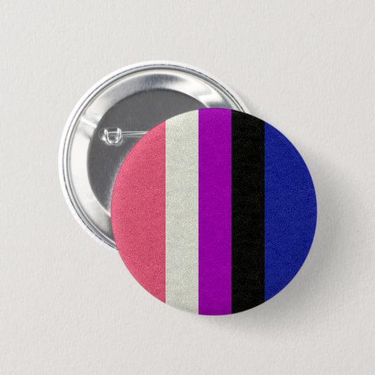 Farbige Hintergrundgestaltung für das Flag Gender  Button (Vorne & Hinten)