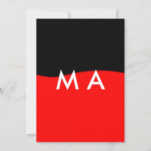 Farbige Hinzufügen eines Namens-Textbilds Einladung (Vorderseite)