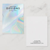 Farbige Holographic Trendy Necklace Display Card Visitenkarte (Vorne/Hinten)