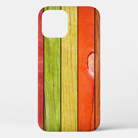 farbige Holzstruktur, 3D-Abbildung3d, abstrakte Case-Mate iPhone Hülle (Rückseite)