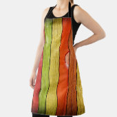 farbige Holzstruktur, 3D-Abbildung3d, abstrakte Schürze (InSitu)