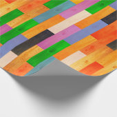 Farbige Holzstruktur. Parkett aus Holz Geschenkpapier (Ecke)