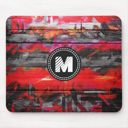 Farbige Holztäfelungen #3 Mousepad (Vorne)