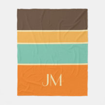 Farbige horizontale Linien im Retrostil