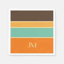 Farbige horizontale Linien im Retrostil