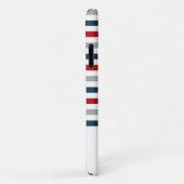 Farbige horizontale Streifen Case-Mate iPhone Hülle (Hinten/Rechts)