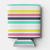 Farbige horizontale Streifen Dosenkühler (Rückseite)
