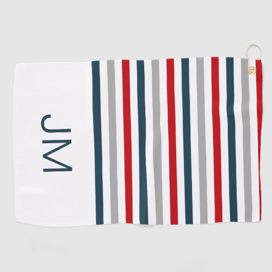 Farbige horizontale Streifen Golfhandtuch (Horizontal)