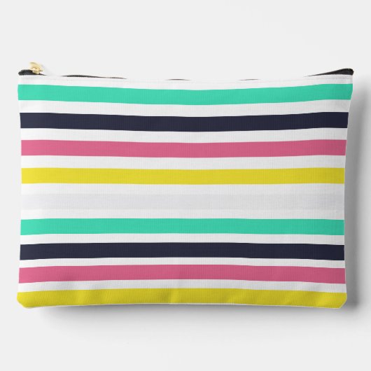 Farbige horizontale Streifen/ große Zubehörteile n Zubehörtasche (Vorderseite)