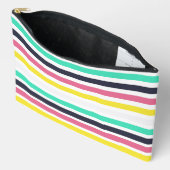 Farbige horizontale Streifen/ große Zubehörteile n Zubehörtasche (Offen)
