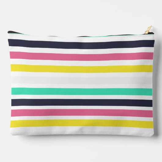 Farbige horizontale Streifen/ große Zubehörteile n Zubehörtasche (Rückseite)