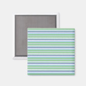 Farbige horizontale Streifen Magnet (Vorderseite/Rückseite)