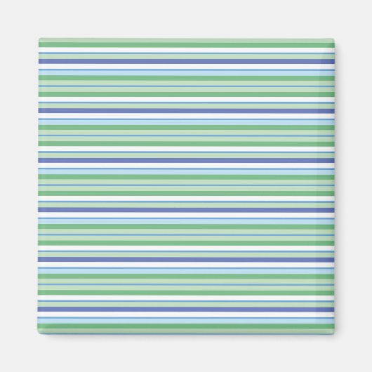 Farbige horizontale Streifen Magnet (Vorne)