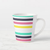 Farbige horizontale Streifen Milchtasse (Rechts)