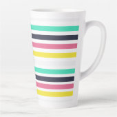 Farbige horizontale Streifen Milchtasse (Rechts)