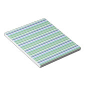 Farbige horizontale Streifen Notizblock (angewinkelt)