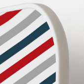 Farbige horizontale Streifen Pickleball Schläger (Linke Seite)