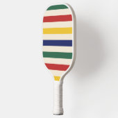 Farbige horizontale Streifen Pickleball Schläger (Links)