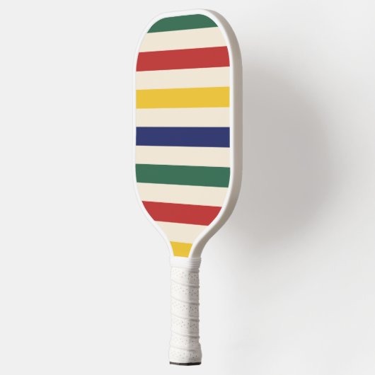 Farbige horizontale Streifen Pickleball Schläger (Links)