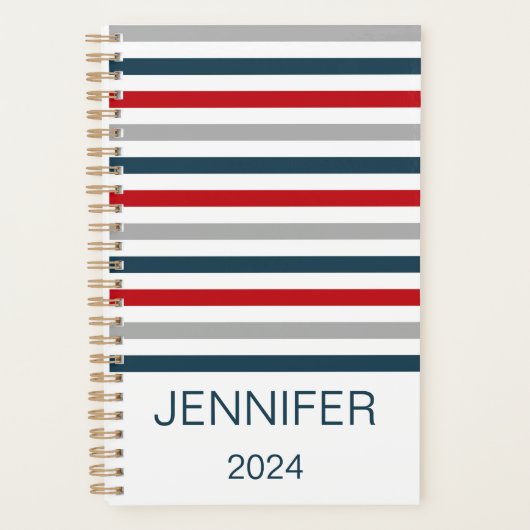 Farbige horizontale Streifen Planer (Vorderseite)