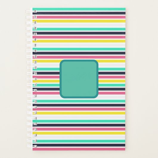 Farbige horizontale Streifen Planer (Vorderseite)