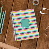 Farbige horizontale Streifen Planer