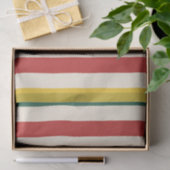 Farbige horizontale Streifen Seidenpapier (Geschenk)