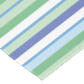Farbige horizontale Streifen Tischdecke (Schrägansicht)