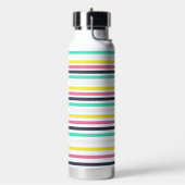Farbige horizontale Streifen Trinkflasche (Links)