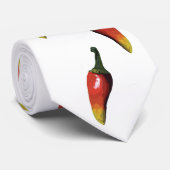 Farbige Hot Paprikaschoten nach Maß Krawatte (Gerollt)