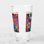 Farbige Hübsche Abstrakte Blume Glas (Rechts)