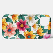 Farbige Hübsche Blume Frühlingsblumen Wildblumen Case-Mate iPhone Hülle (Rückseite (Horizontal))