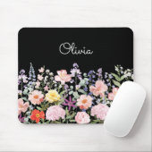 Farbige Hübsche Blumen Florale Garten Personalisie Mousepad (Mit Mouse)