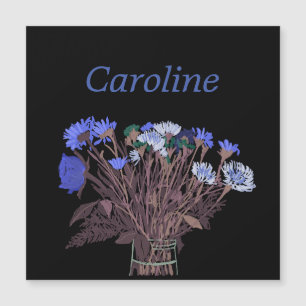 Farbige Hübsche Frühling Blume Bouquet für sie Magnetkarte