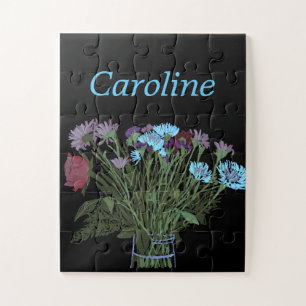 Farbige Hübsche Frühling Blume Bouquet für sie Puzzle