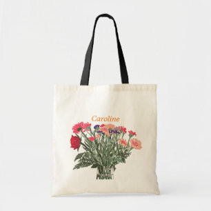 Farbige Hübsche Frühling Blume Bouquet für sie Tragetasche