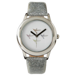 Farbige Hummingvögel Armbanduhr