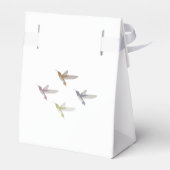 Farbige Hummingvögel Geschenkschachtel (Rückseite)